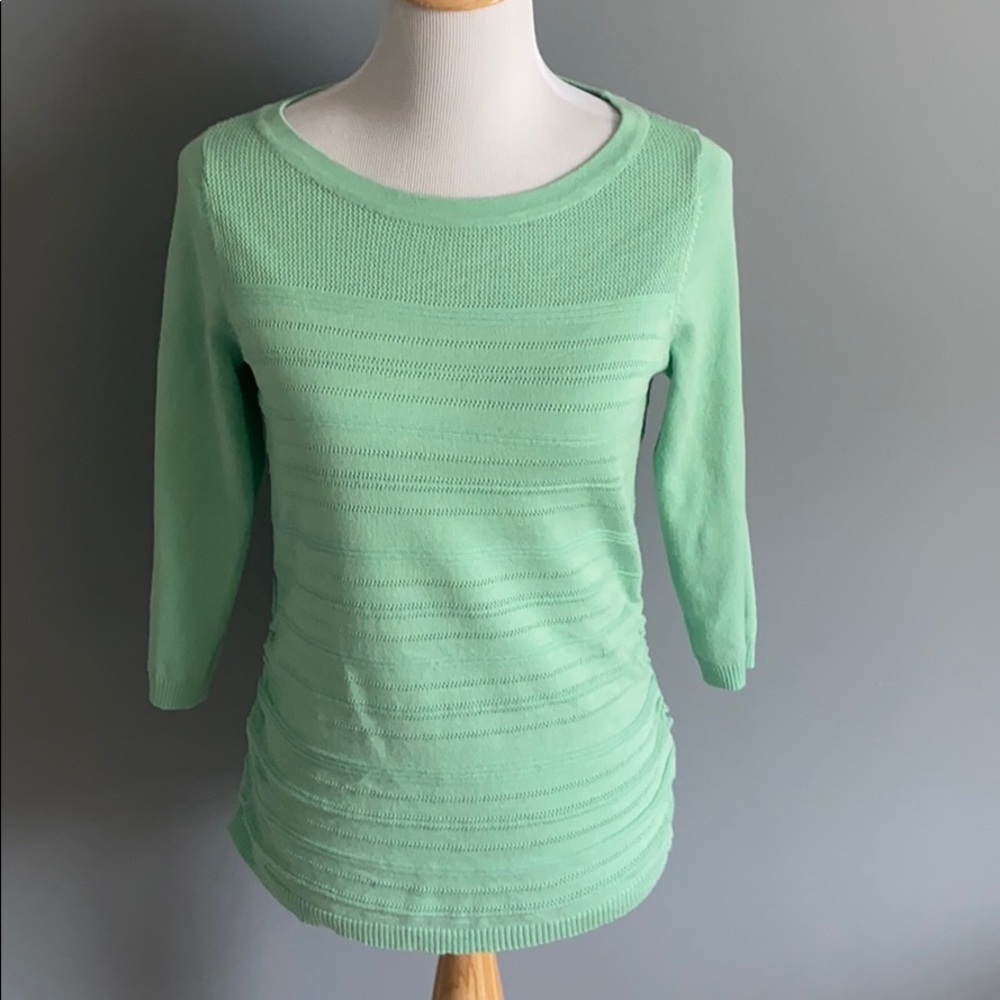 Mint green light sweater